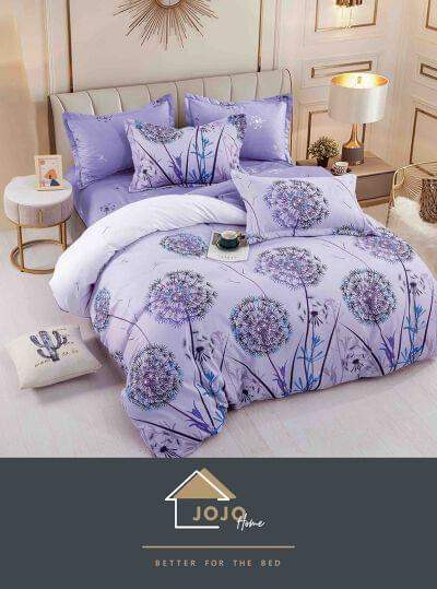 Lenjerie de Pat Dublu Bumbac Finet-6 Piese | Cod FIN09 - Casa Super