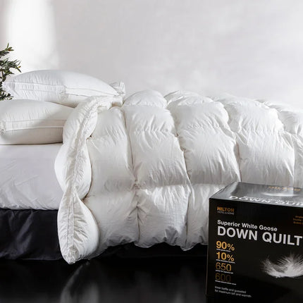 Pilota 200x220cm din Puf de Lebada,100% Naturala,Pufoasa - Casa Super