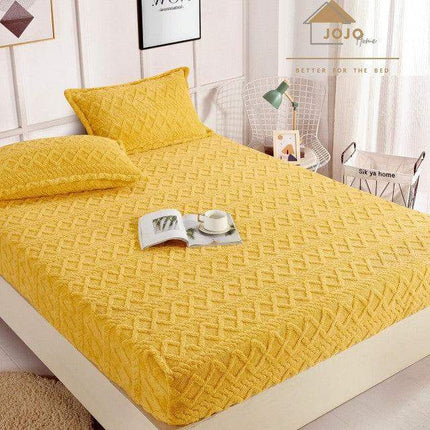 Set Husa Pufoasa de Pat Cocolino cu Elastic 180x200cm+2 Fete de Perna - Casa Super