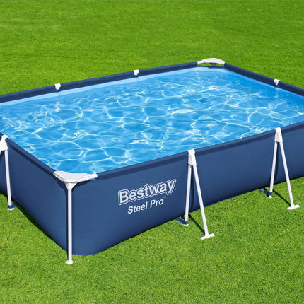 Piscina Rectangulară cu cadru metalic,3300 L, 300 x 201 x 66 cm