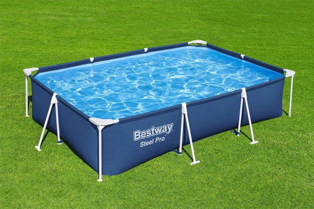 Piscina Rectangulară cu cadru metalic,3300 L, 300 x 201 x 66 cm