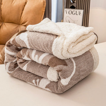 Patura Groasa Cocolino - Pufoasa cu Blanita, model Fluturasi 3D 200x230cm PCJ09