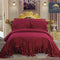 Set 3 Piese - Cuvertura Finet Cu Volane 220x270 cm + 2 Fete Perna | Cod CUV23 - Casa Super