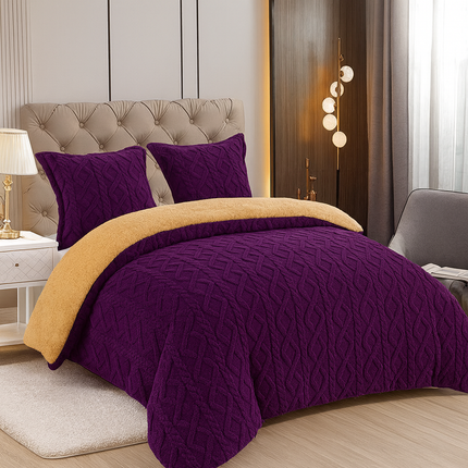 Pilota Groasa Cocolino Cu Blanita 200x230 Model Tricot Cu Blanita 5Kg + 2 Fete Perna-Mov