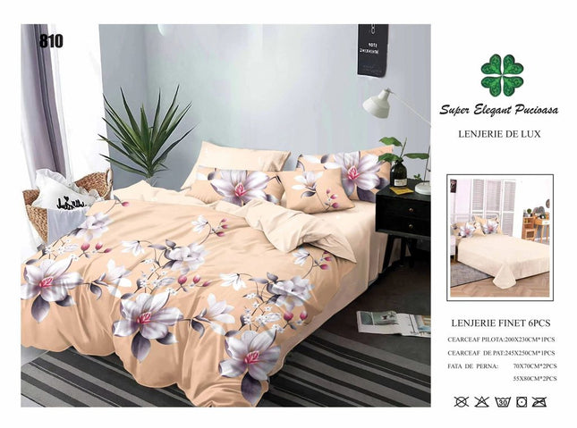 Lenjerii de Pat 100% Bumbac Finet – Colecția Primăvară-Vară 2025 | Cod PRM23 - Casa Super