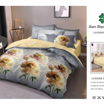 Lenjerii de Pat 100% Bumbac Finet – Colecția Primăvară-Vară 2025 | Cod PRM29 - Casa Super