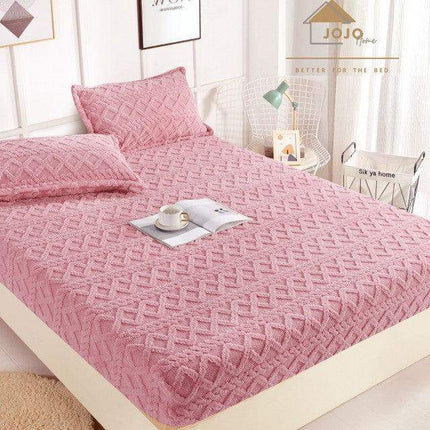 Set Husa Pufoasa de Pat Cocolino cu Elastic 180x200cm+2 Fete de Perna - Casa Super