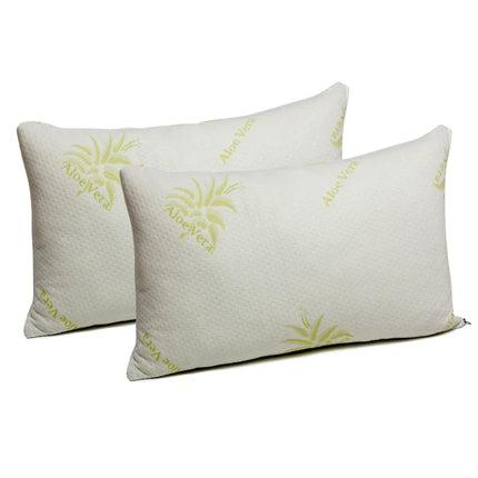 Set 2 Perne Cu Spuma cu Memorie,Aloe Vera,Fabricate in Romania - Casa Super