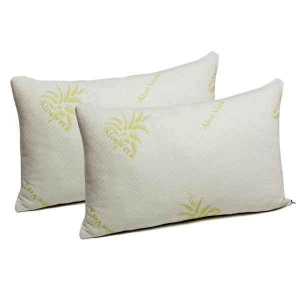 Set 2 Perne Cu Spuma cu Memorie,Aloe Vera,Fabricate in Romania - Casa Super