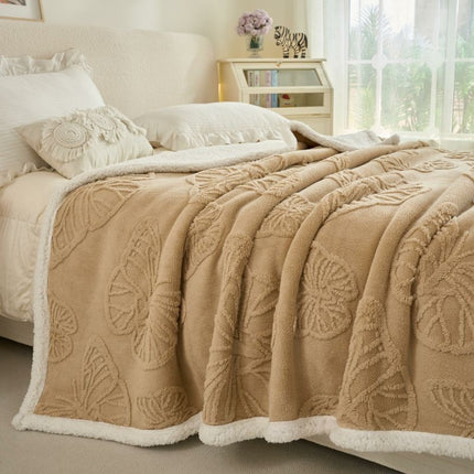 Patura Groasa Cocolino - Pufoasa Cu Blanita 230x200 - Cappuccino
