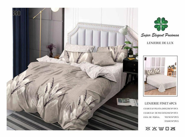 Lenjerii de Pat 100% Bumbac Finet – Colecția Primăvară-Vară 2025 | Cod PRM27 - Casa Super