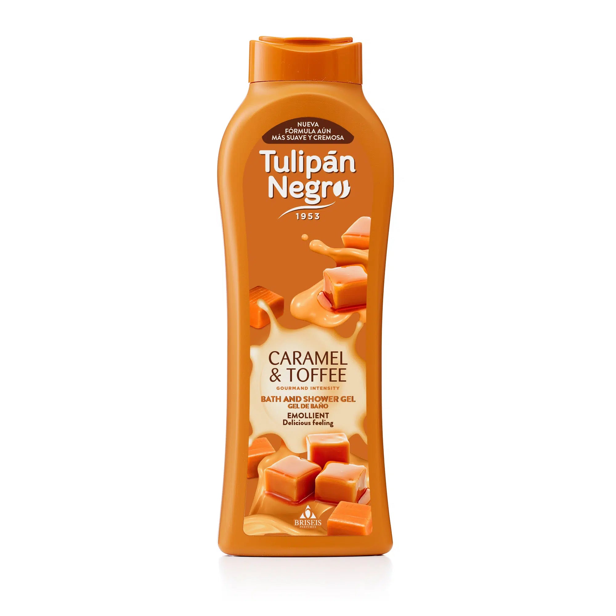 Gel Dus Caramel Cream Toffee Negro, 650 ml, Tulipan