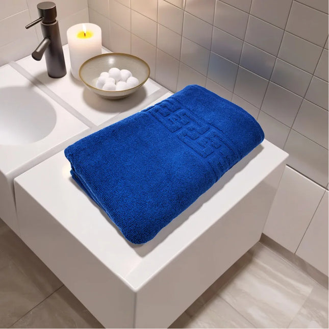 Prosop de Lux 70x130 100% Bumbac Pieptanat 650 g/mp- Deep Blue - Casa Super