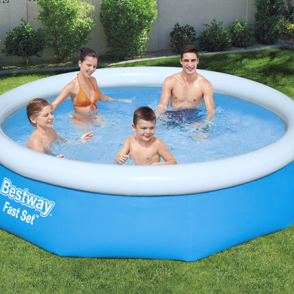 Piscina Rotunda Mare Pentru Familie 305x76 Cm + Pompa Electrica + Filtru+Kit De Reparații CADOU