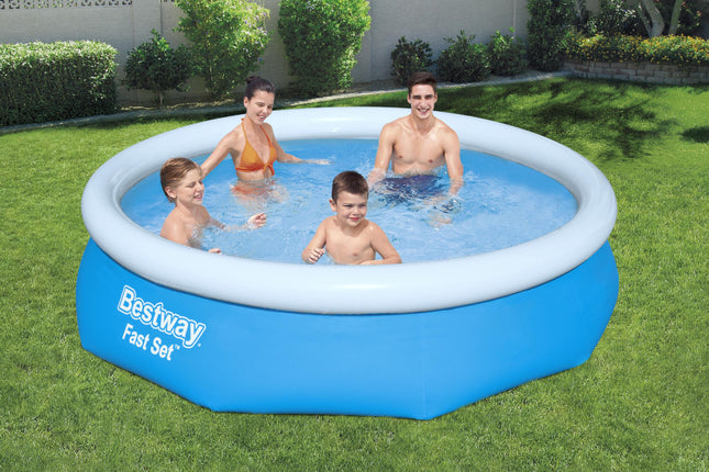 Piscina Rotunda Mare Pentru Familie 305x76 Cm + Pompa Electrica + Filtru+Kit De Reparații CADOU