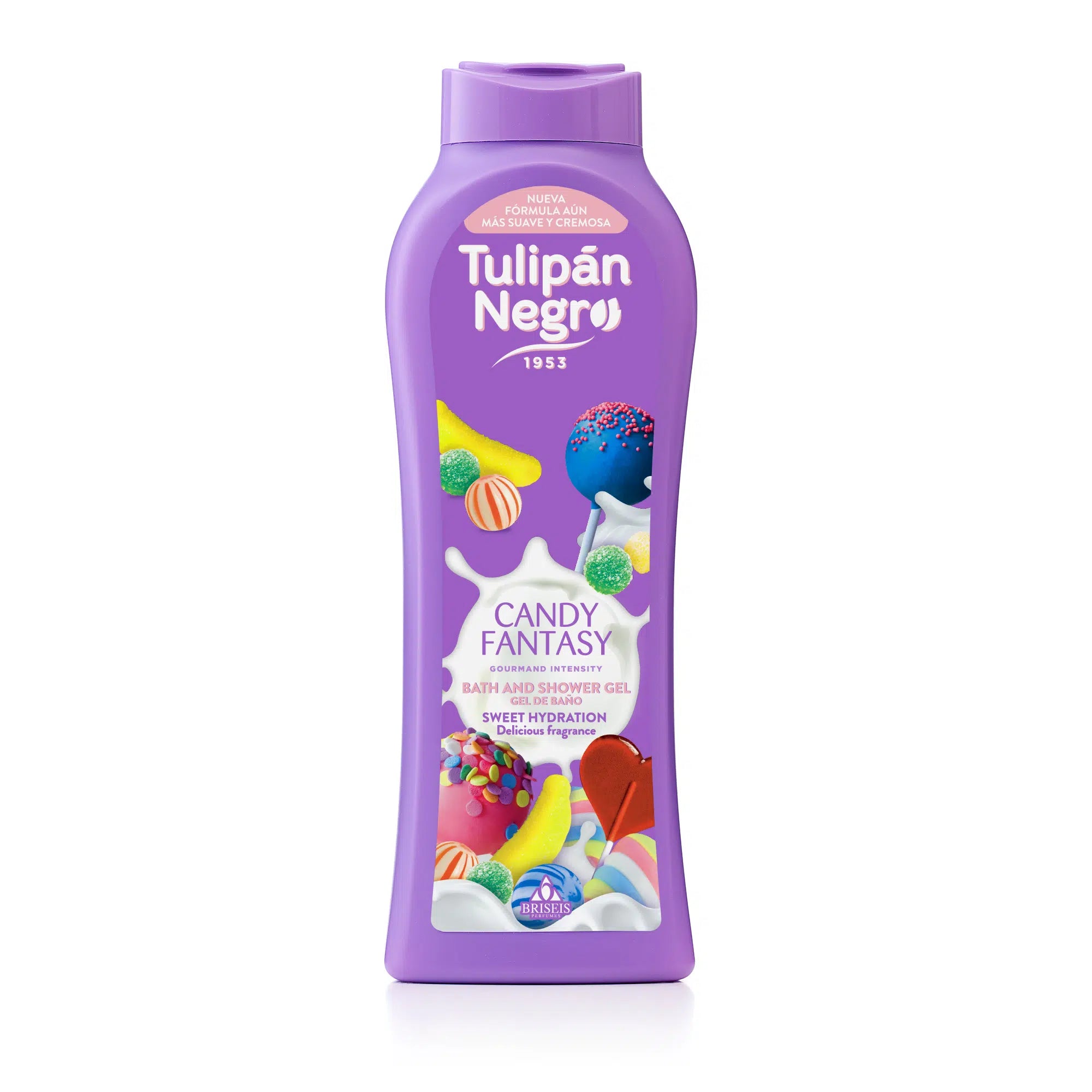 Gel de Baie Fără Parabeni Candy Fantasy Tulipan Negro - Parfum Dulce și Hidratare Delicioasă