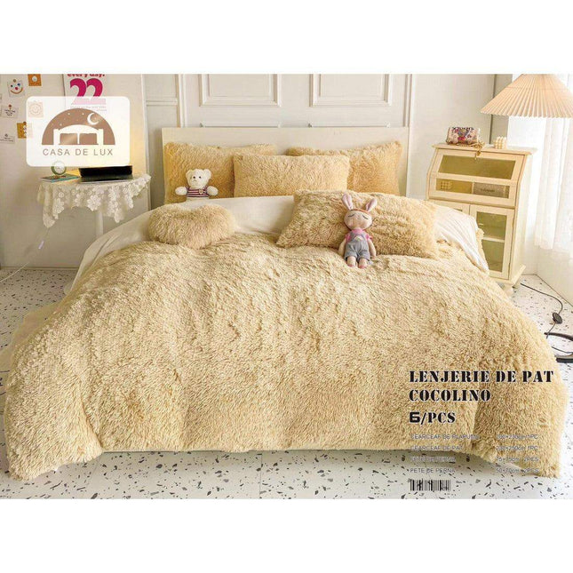 Lenjerie de Pat Pufoasa Cocolino-6Piese | Cod 122 - Casa Super