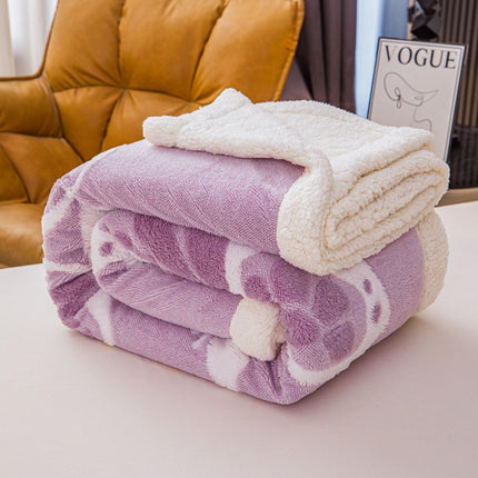 Patura Groasa Cocolino - Pufoasa cu Blanita, model Fluturasi 3D 200x230cm Cod PCJ05