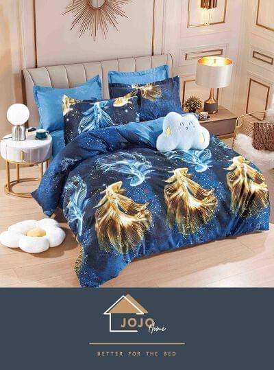 Lenjerie de Pat Dublu Bumbac Finet-6 Piese | Cod FIN29 - Casa Super