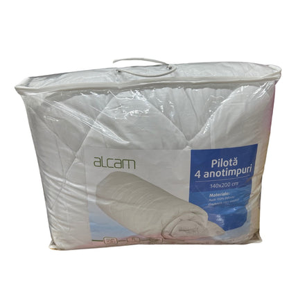 Pilota Alcam Microfibra Matlasata 140x200 cm,250 g/mp - 4 Anotimpuri - Casa Super