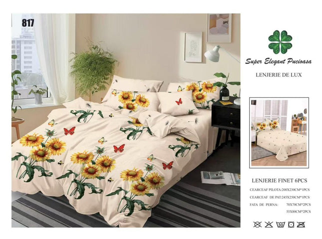 Lenjerii de Pat 100% Bumbac Finet – Colecția Primăvară-Vară 2025 | Cod PRM1 - Casa Super