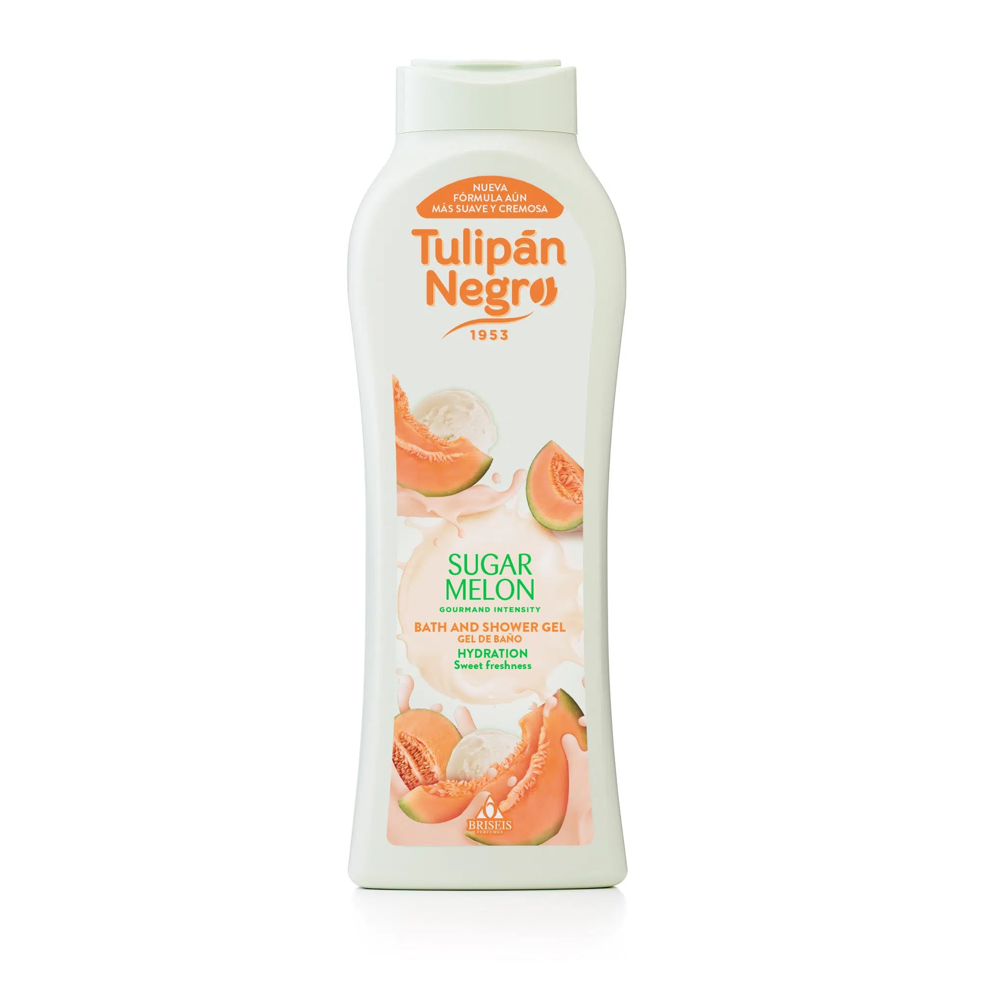 Gel de Baie Fără Parabeni Sugar Melon Tulipan Negro - Hidratare și Parfum Dulce Proaspăt