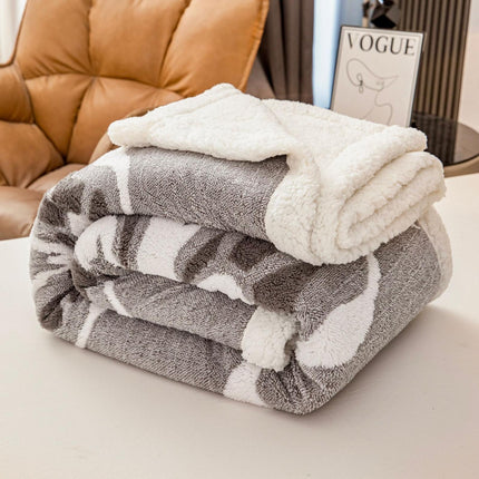 Patura Groasa Cocolino - Pufoasa cu Blanita, model Fluturasi 3D 200x230cm Cod PCJ06