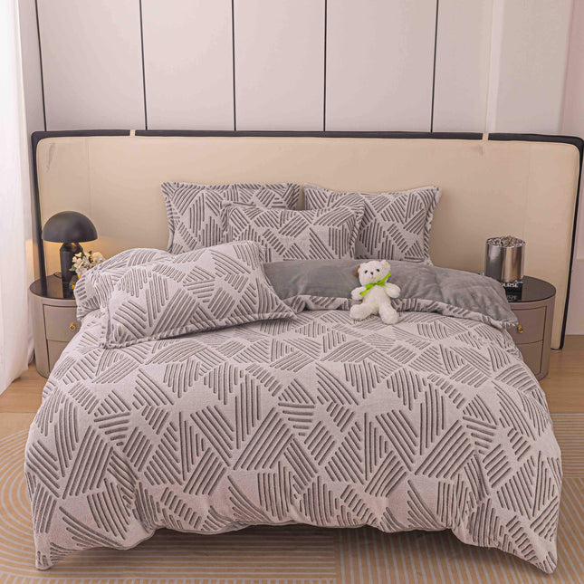 Lenjerie cocolino de 1 Persoana,4 piese | Cod CS405 - Casa Super