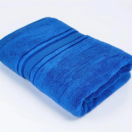 Prosop De Lux Zero Twist 70x130cm 100% Bumbac Pieptanat-Pufos Si Ultra Absorbant,650g/mp | Albastru