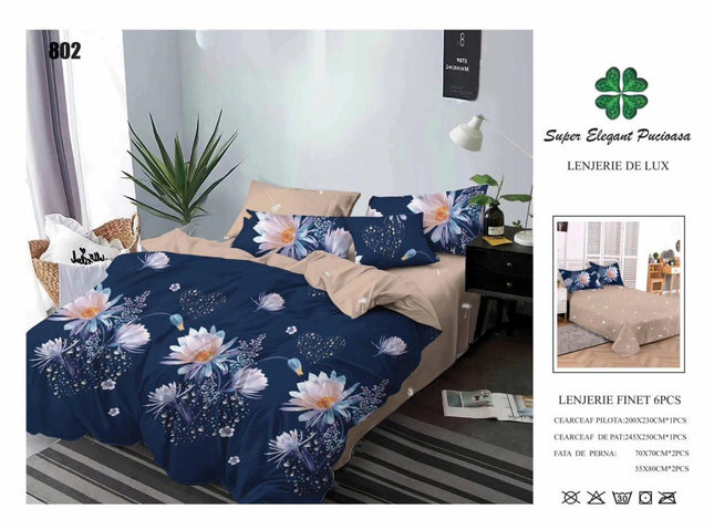Lenjerii de Pat 100% Bumbac Finet – Colecția Primăvară-Vară 2025 | Cod PRM25 - Casa Super