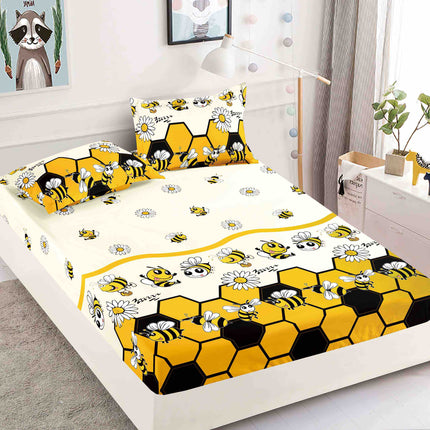Huse de Pat Bumbac Finet cu Elastic-3 Piese 180x200| Cod Casa107 - Casa Super