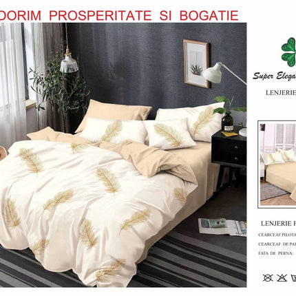 Lenjerii de Pat 100% Bumbac Finet – Colecția Primăvară-Vară 2025 | Cod PRM3 - Casa Super