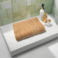Prosop de Lux 70x130 100% Bumbac Pieptanat 650 g/mp- Cappuccino - Casa Super