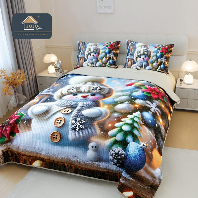 Set Cuvertură de Pat Crăciun 5D – Magia lui Frosty Cod CUVC09