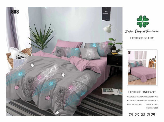 Lenjerii de Pat 100% Bumbac Finet – Colecția Primăvară-Vară 2025 | Cod PRM24 - Casa Super