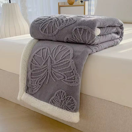 Patura Groasa Cocolino - Pufoasa Cu Blanita 230x200 - Gri Deschis