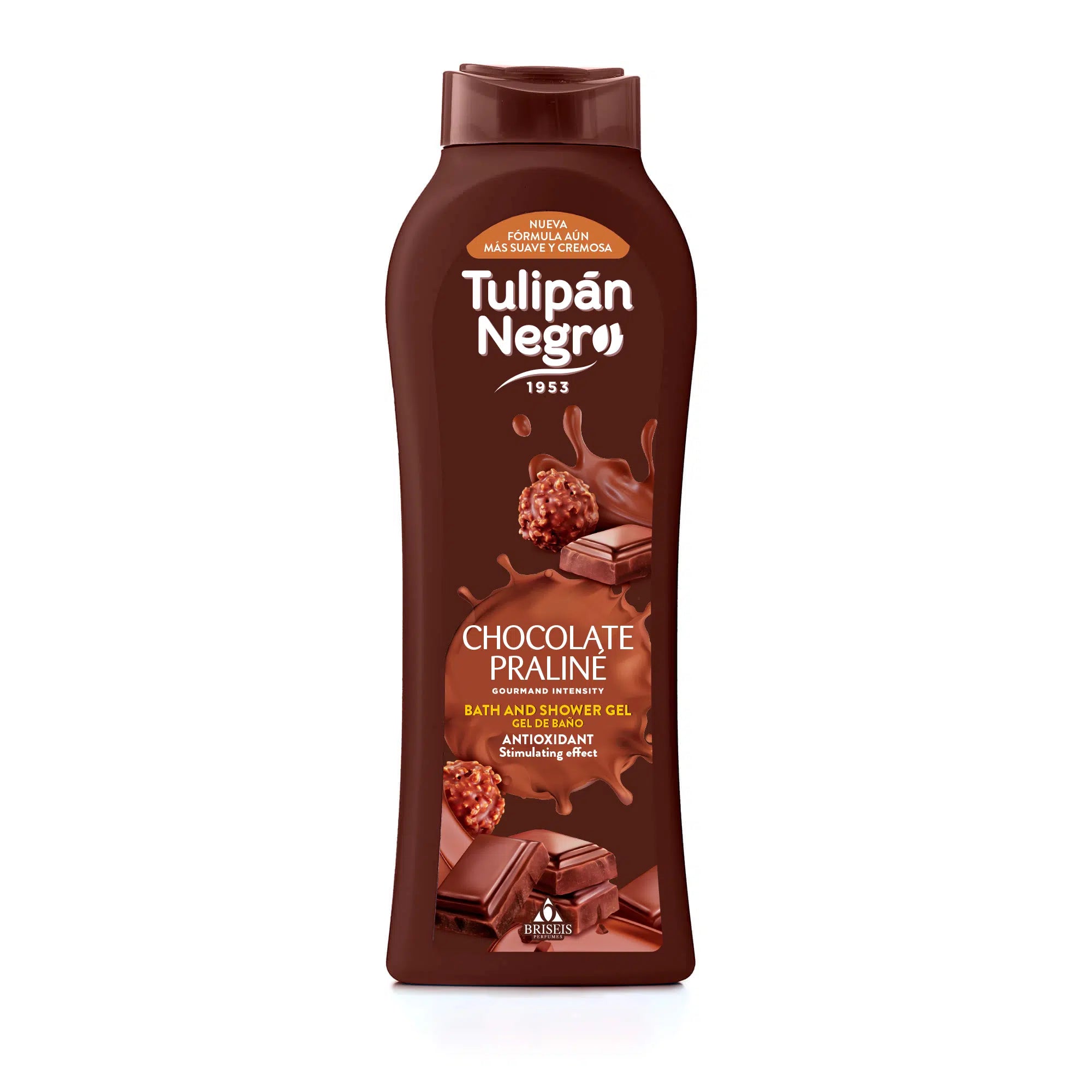Gel Dus Chocolate Praline Negro, 650 ml, Tulipan