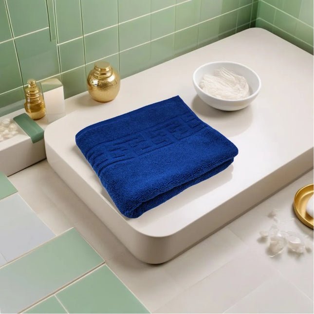 Prosop de Lux 50×90cm 100% Bumbac Pieptanat 650 g/mp- Albastru Regal - Casa Super