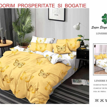 Lenjerii de Pat 100% Bumbac Finet – Colecția Primăvară-Vară 2025 | Cod PRM34 - Casa Super