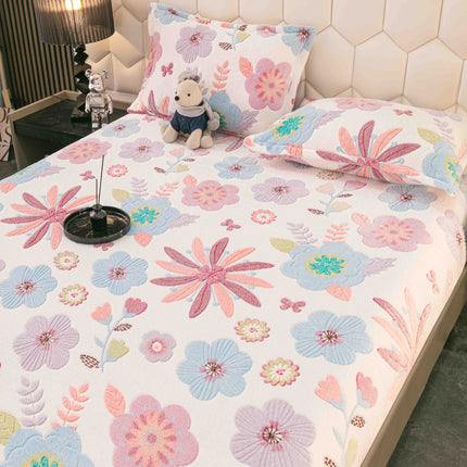 Husa Cocolino cu elastic + 2 fete de perna, pat dublu Cod HCJ07