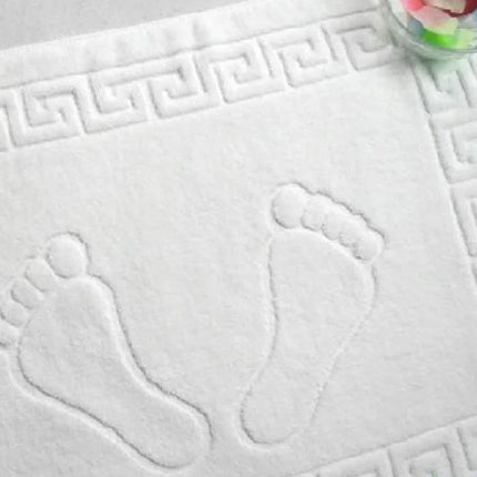 Set 30 Prosoape hoteliere cu talpi 50x70cm,bumbac pakistanez 850g/mp,greek border - Casa Super