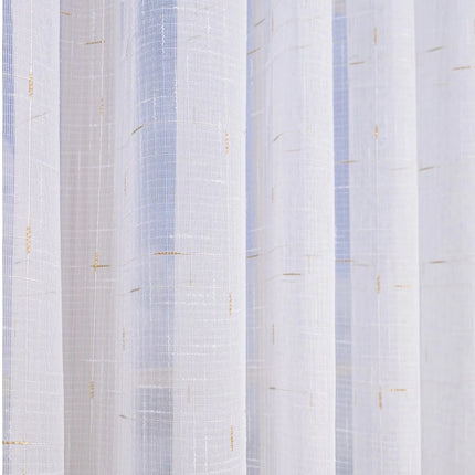Perdea din In Gold Touch 2,7m x 4m - Gata Cusuta cu Tiv si Rejansa Cod PIV1