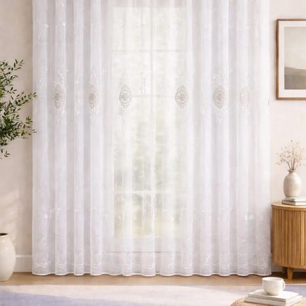 Perdea din In Elegance 2.5m inaltime x 3m latime - Gata Cusuta cu Tiv si Rejansa