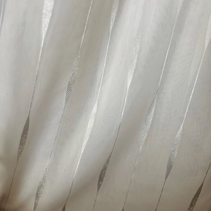 Perdea Eleganta Model Modern cu Insertii Decorative 2,5m x 4m - Gata Cusuta cu Tiv si Rejansa Cod PMF3