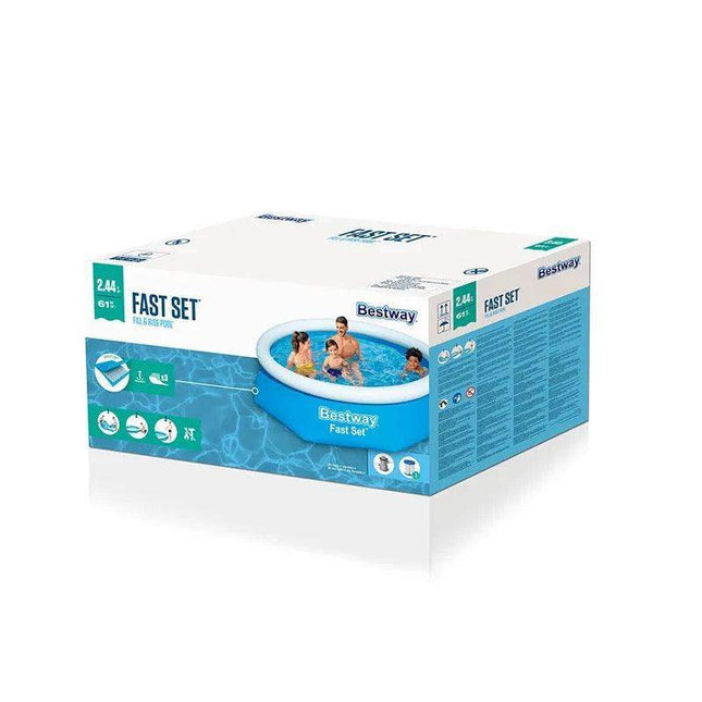 Piscina gonflabila, rotunda, 244 x 61 cm, 1880 L • *BESTWAY* - Casa Super