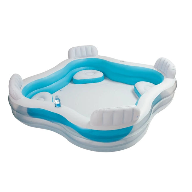 Piscina gonflabila cu Intex cu 4 scaune *Family Lounge* 229 x 229 x 66 cm