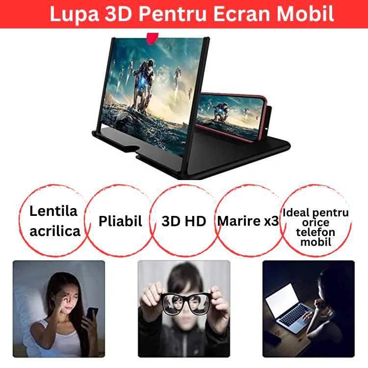 LUPĂ 3D PENTRU ECRAN MOBIL - Casa Super