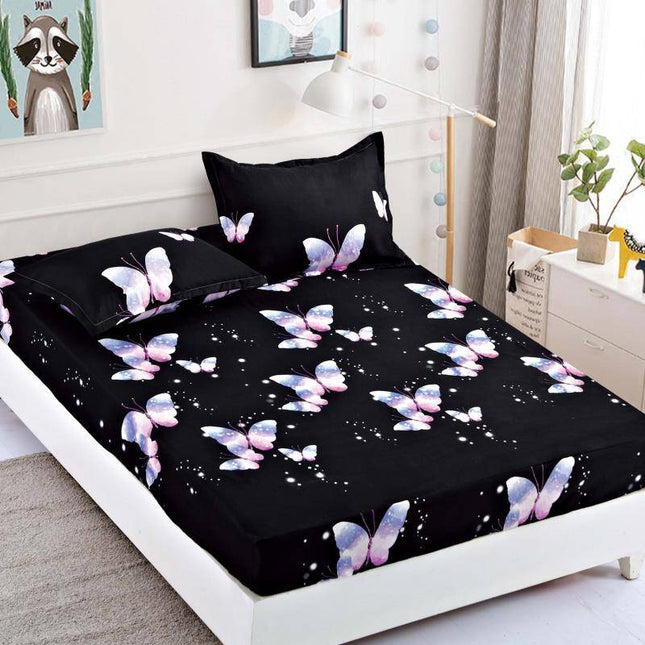 Huse de Pat Bumbac Finet cu Elastic-3 Piese 180x200| Cod Casa46 - Casa Super