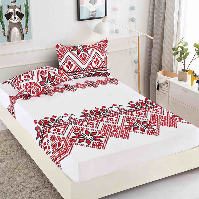 Huse de Pat Bumbac Finet cu Elastic-3 Piese 180x200| Cod Casa61 - Casa Super