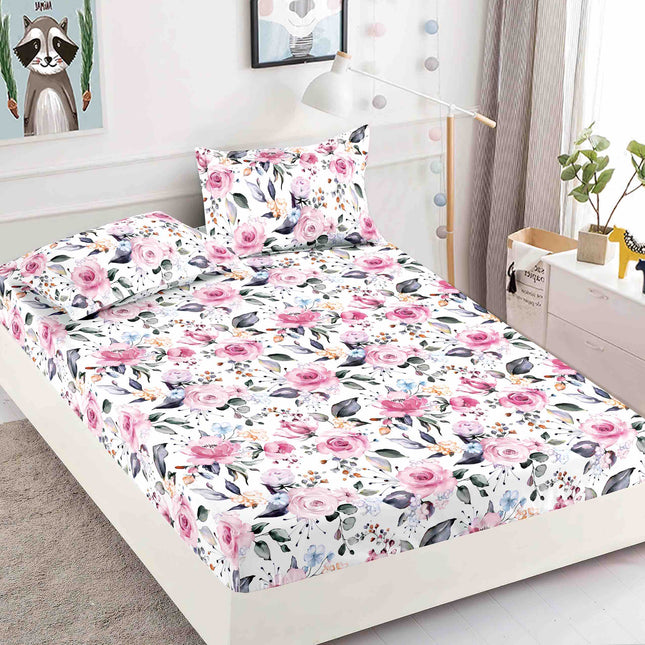 Huse de Pat Bumbac Finet cu Elastic-3 Piese 180x200| Cod Casa55 - Casa Super